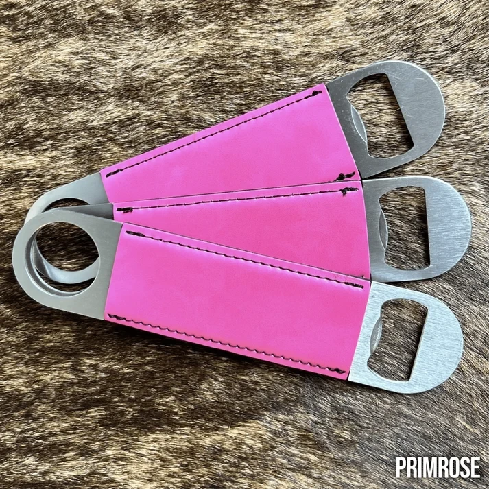 Primrose leatherette bottle opener