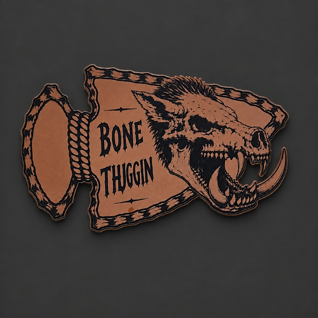 Bone Thuggin Boar Skull