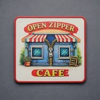 Open Zipper Cafe (Color)