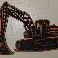 Patriotic Excavator