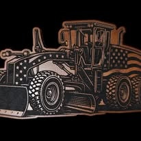 Patriotic Road Grader