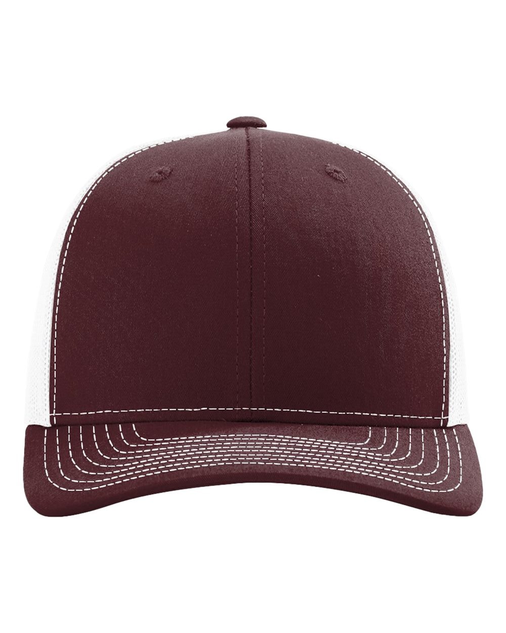 Maroon/White